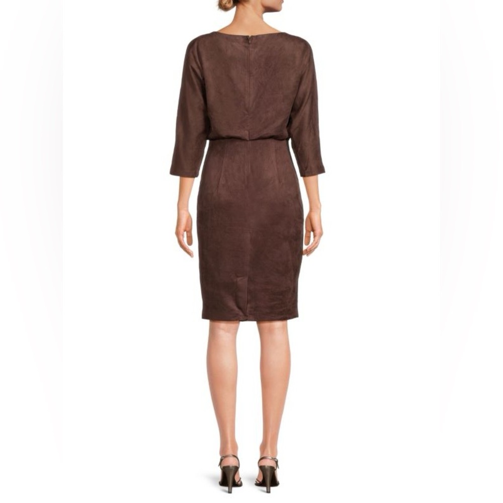 J. McLaughlin Brown Midi Sheath Dress - Picture 2 of 7